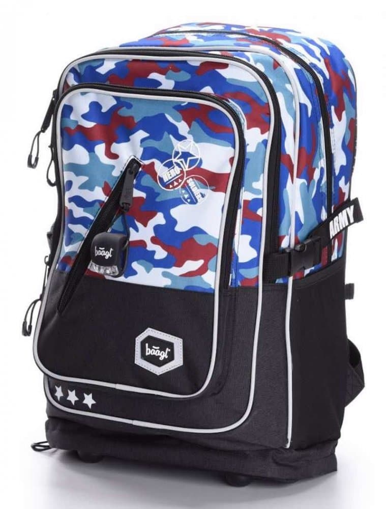 BAAGL Školní batoh Cubic Army - náhled 2
