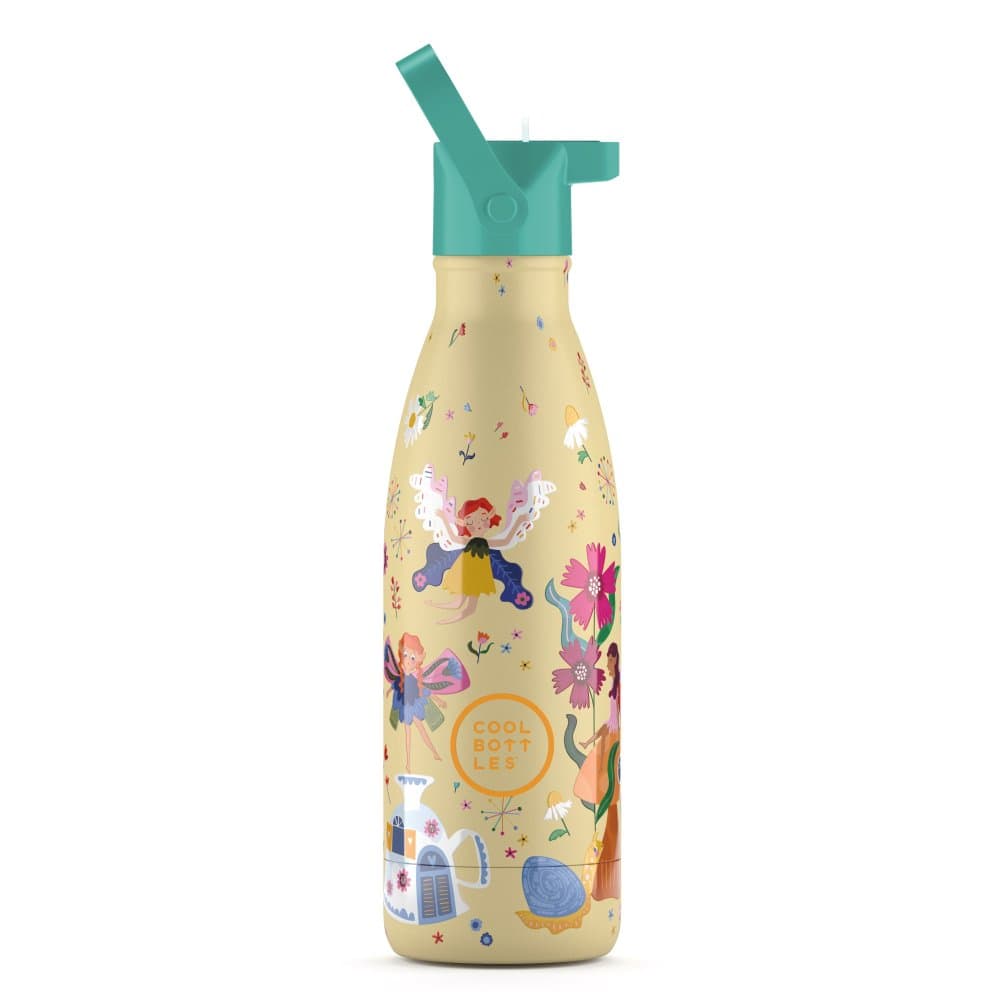 Dětská nerezová termolahev COOL BOTTLES Magical Fairies třívrstvá 350ml 3D - náhled 1