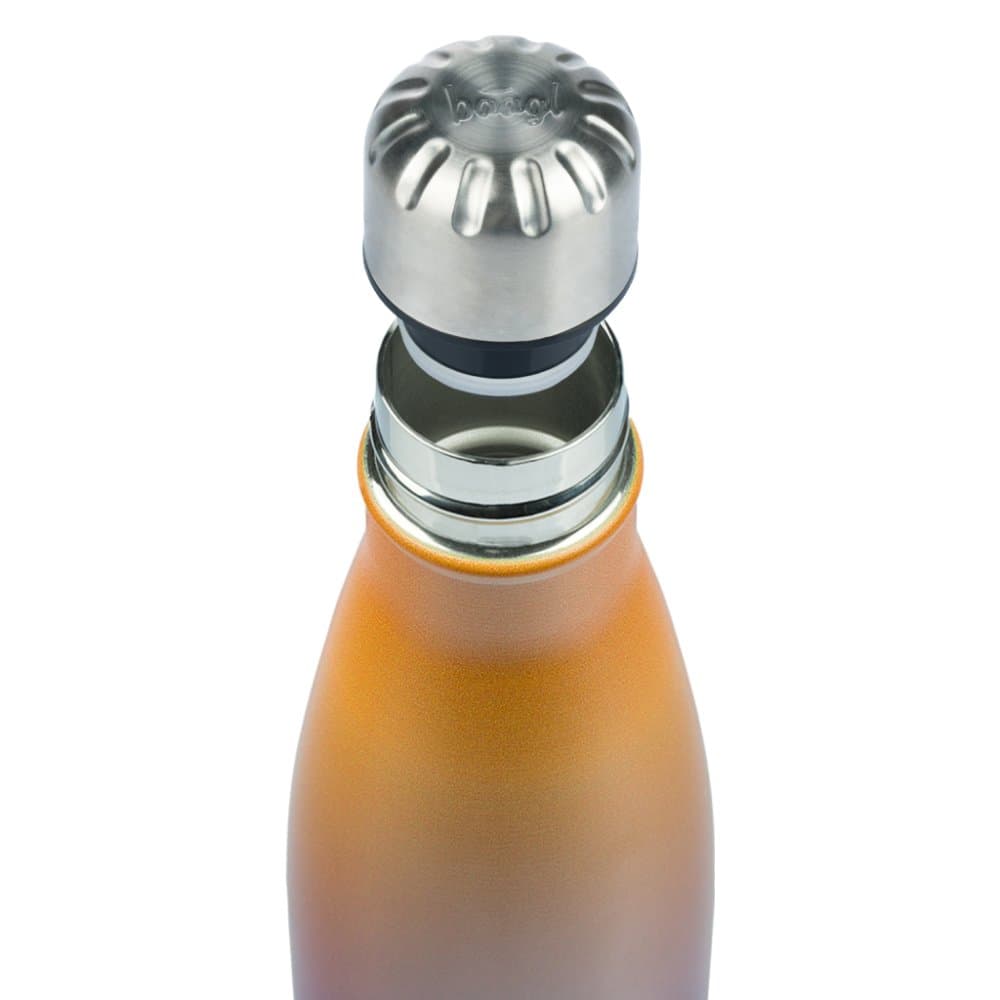 BAAGL Termoláhev s kovovým víčkem Gradient žluto-fialová, 500 ml - náhled 3