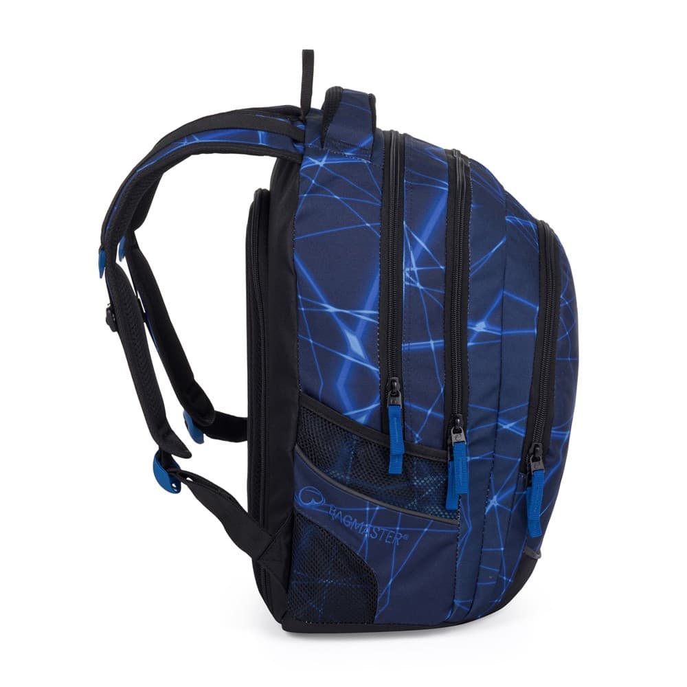 Studentský batoh Bagmaster DIGITAL 24 A  – modrý - náhled 2
