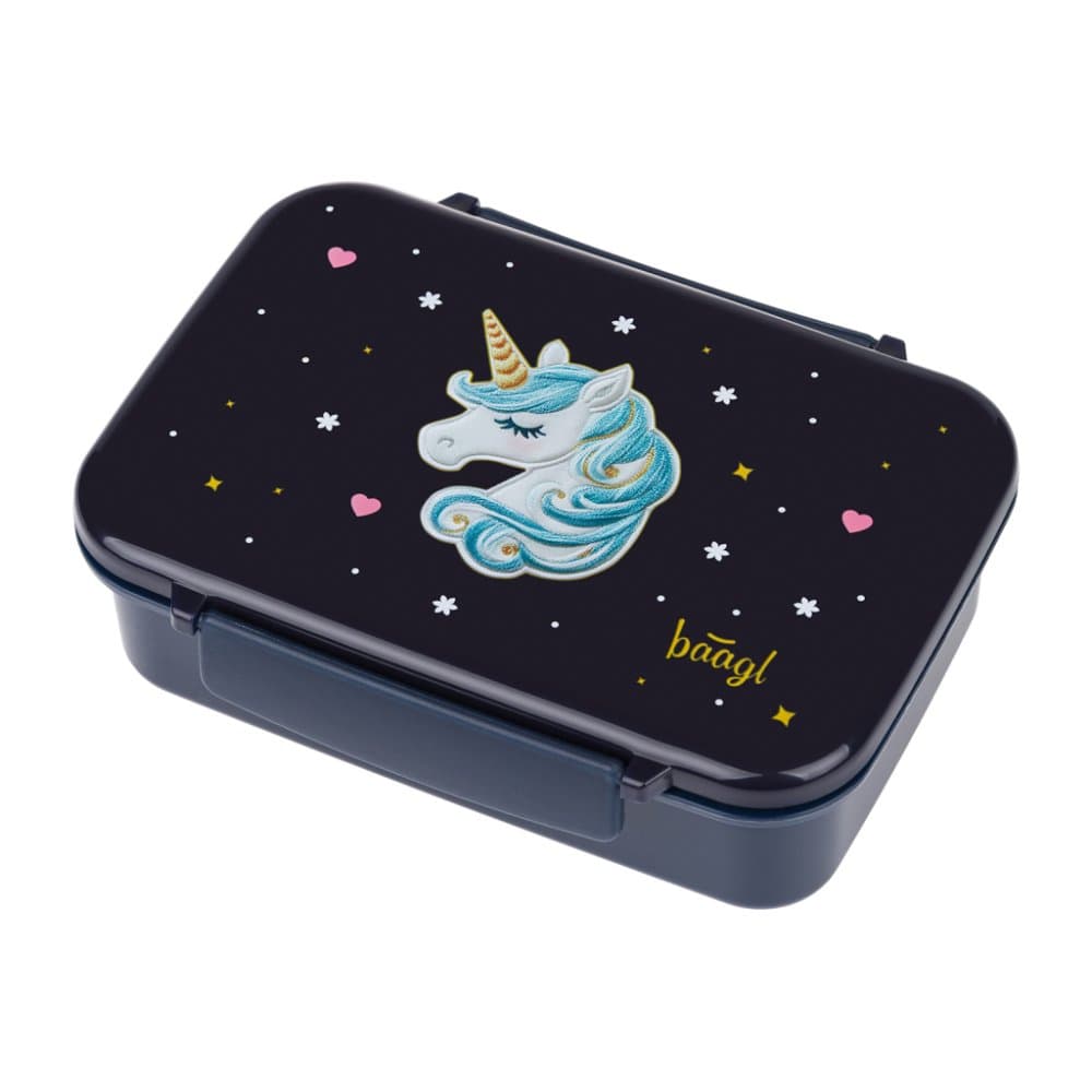 BAAGL Box na svačinu s přihrádkami Unicorn Gold - náhled 1
