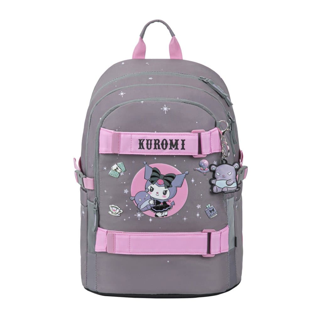 BAAGL SET 5 Skate Kuromi Grey: batoh, penál, sportovní taška, ledvinka, obal na notebook GRS - náhled 2