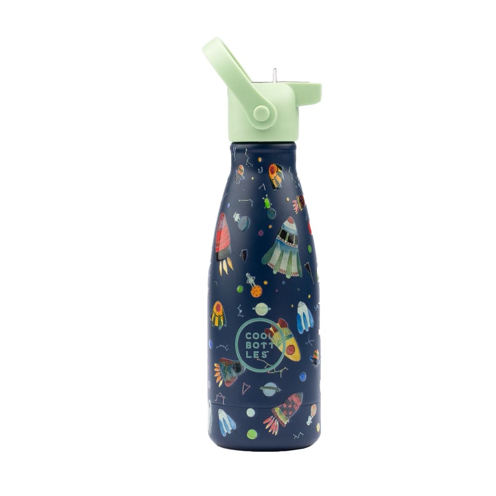 Dětská nerezová termolahev COOL BOTTLES Kids Space Rockets třívrstvá 260ml NEW - náhled 1