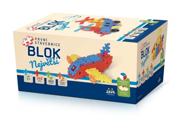 Stavebnice BLOK Největší plast 245 ks