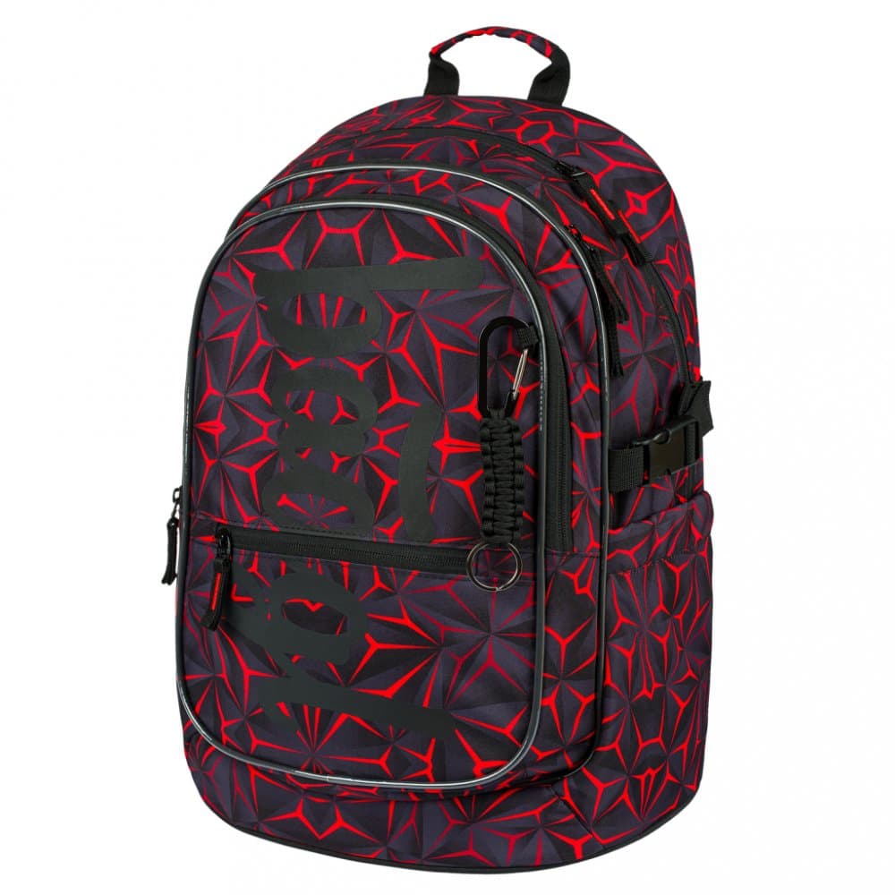 BAAGL Školní batoh Core Red Polygon - náhled 2
