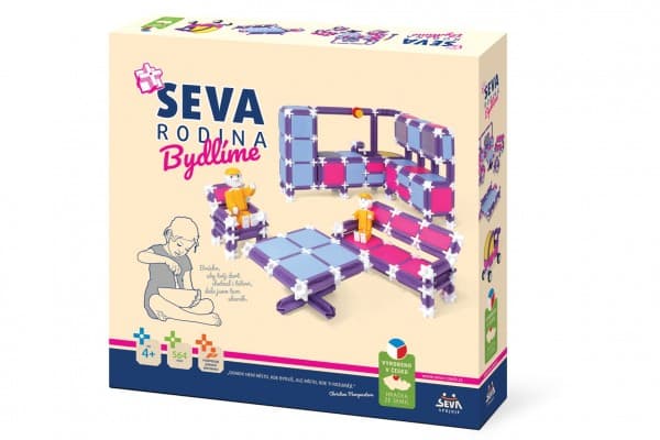 Stavebnice SEVA RODINA Bydlíme 564 ks