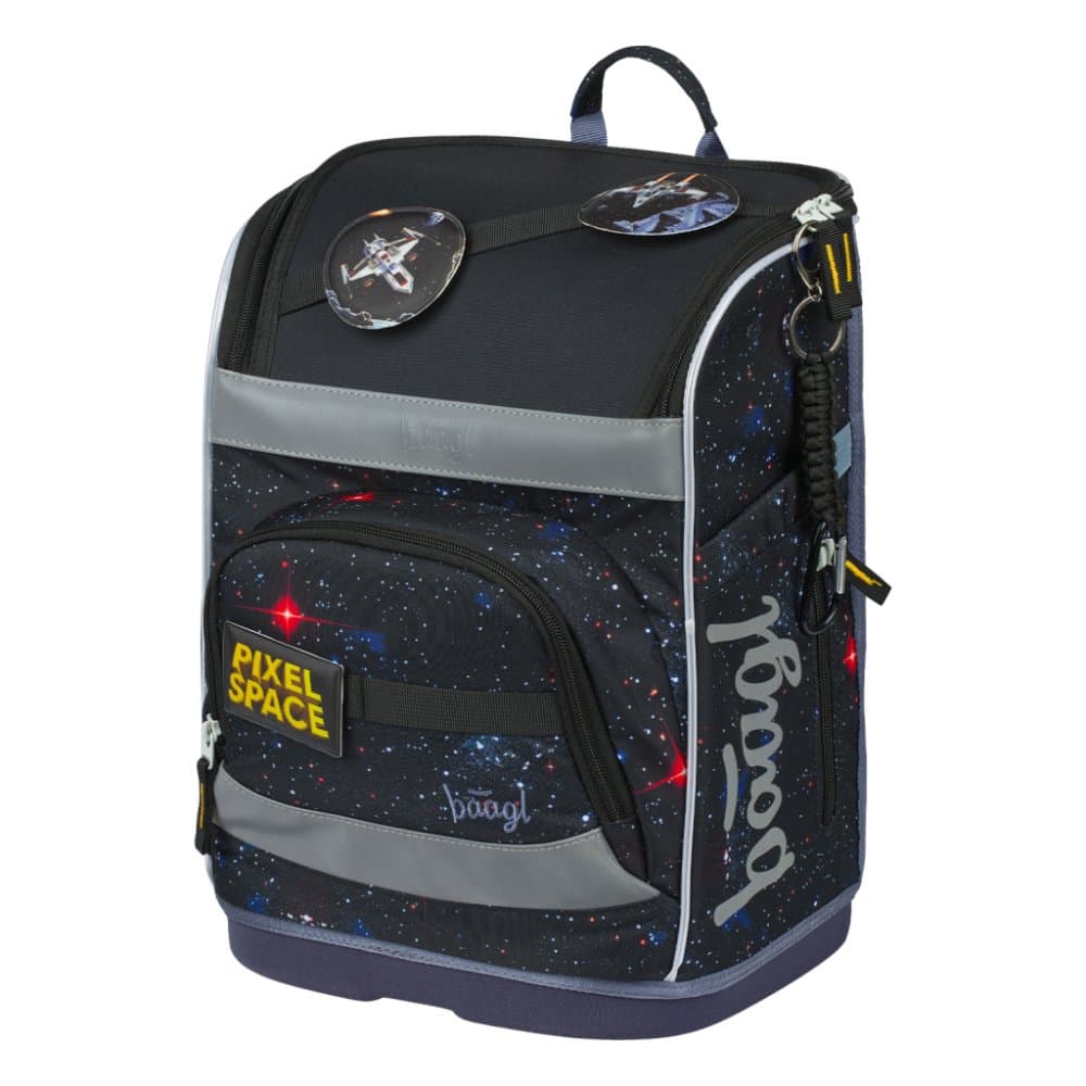 BAAGL SET 5 Zippy Plus Pixel Space: aktovka, penál, sáček, zástěra, peněženka - náhled 3