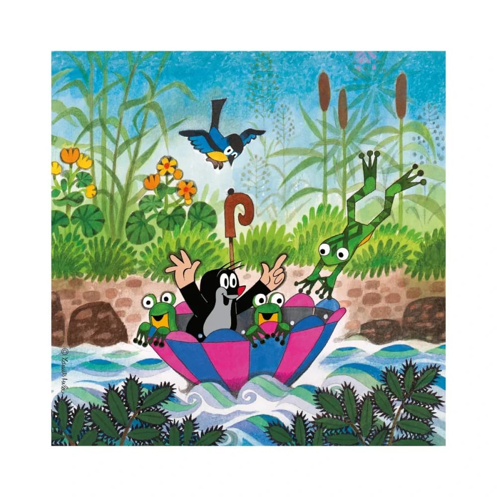 Puzzle Krtek a paraplíčko 3x55 dílků - náhled 4