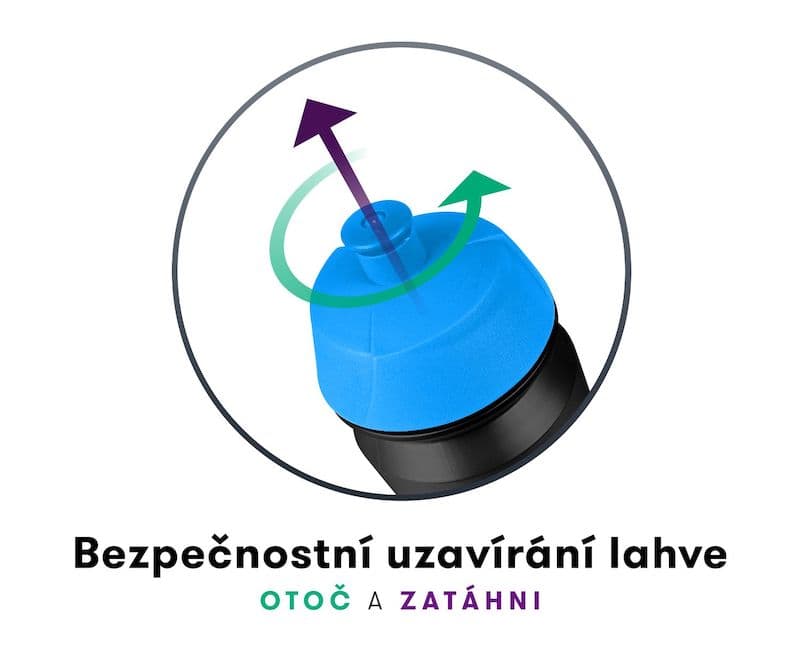 BAAGL Dětská láhev na pití Dinosauři 500 ml - náhled 4