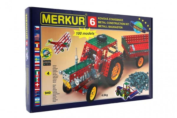 Stavebnice Merkur 6 100 modelů 957 ks