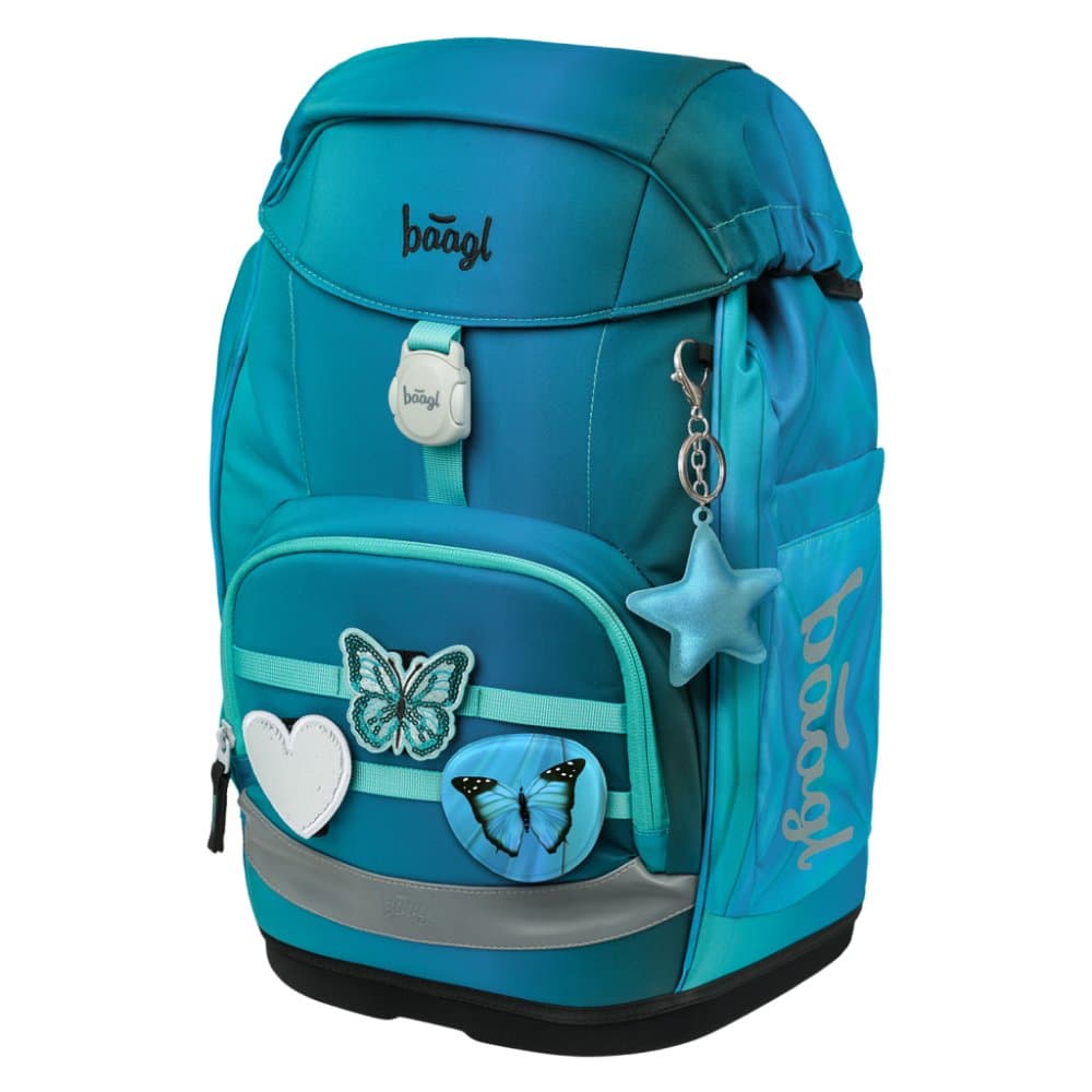 BAAGL Školní batoh Airy Plus Butterfly GRS - náhled 2