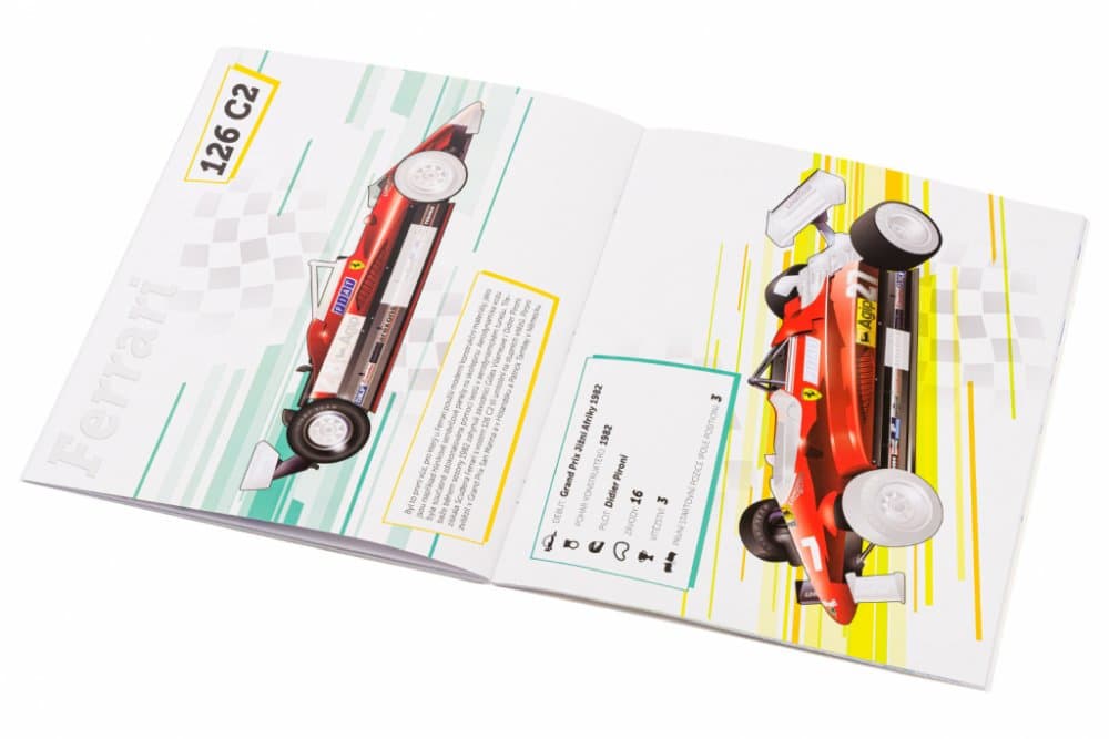 FERRARI, vozy Scuderie – Kniha samolepek - náhled 5