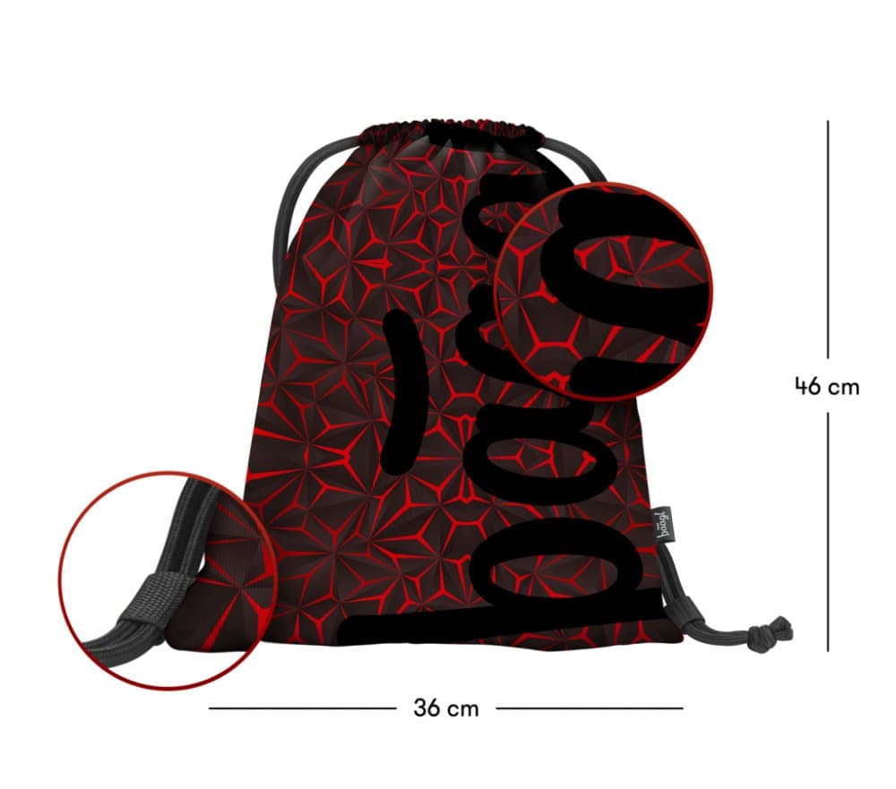 BAAGL Sáček Red Polygon - náhled 3