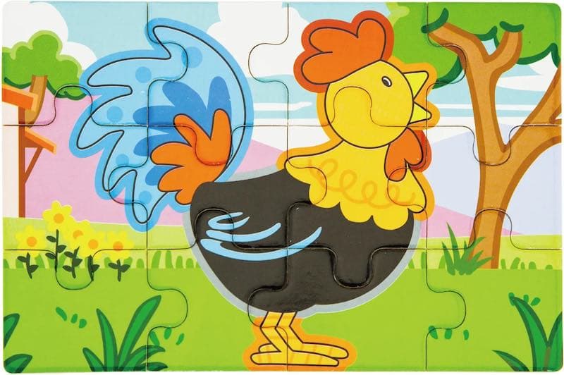 Dřevěné puzzle - farma Viga - náhled 4