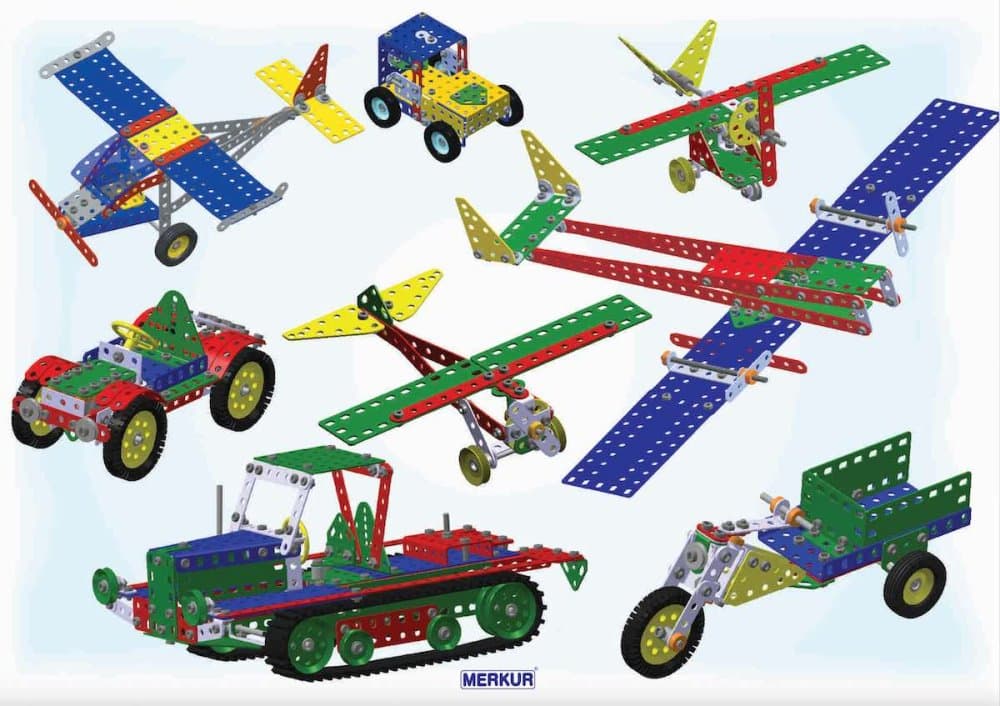 Stavebnice Merkur 6 100 modelů 957 ks - náhled 5