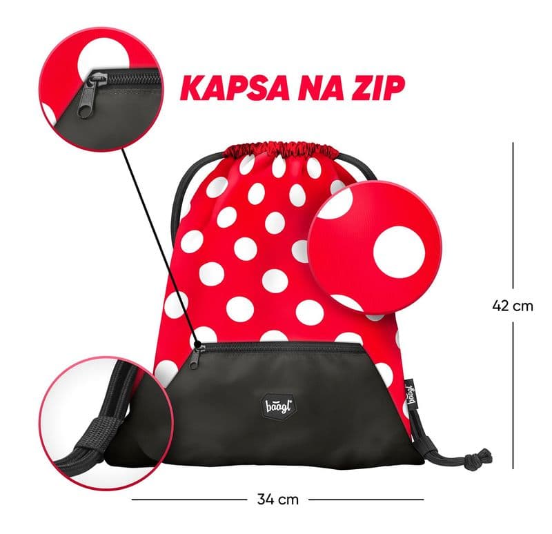 Sáček na obuv Baagl Puntíky - náhled 2