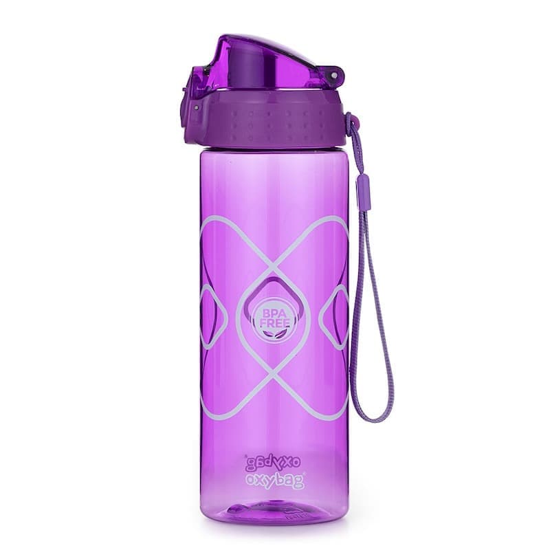 Oxybag Dětská láhev na pití OXY CLiCK 600 ml fialová