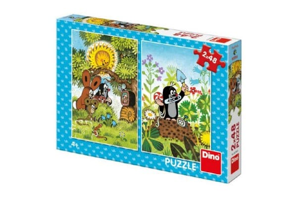 Puzzle Krtek 2x48 dílků
