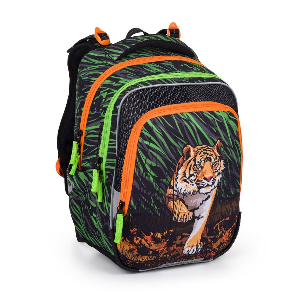 Školní batoh pro prvňáčky Bagmaster BETA 24 B Tygr