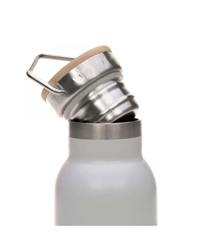 Nerezová termoláhev na pití Lässig 700 ml šedá - Stainless Steel Flask Adventure grey - náhled 2