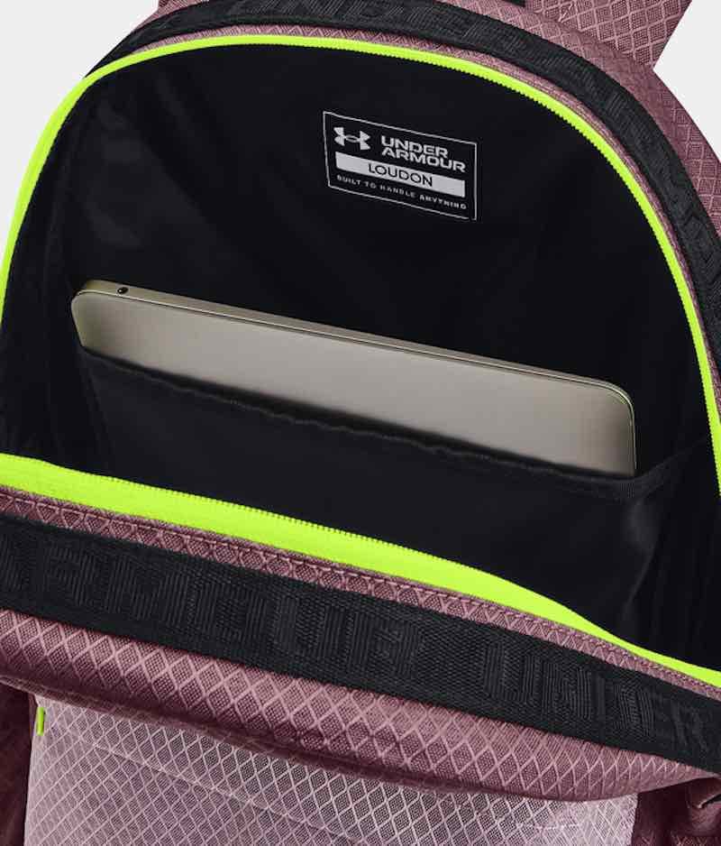 Batoh Under Armour Loudon Ripstop BP vínový - náhled 4