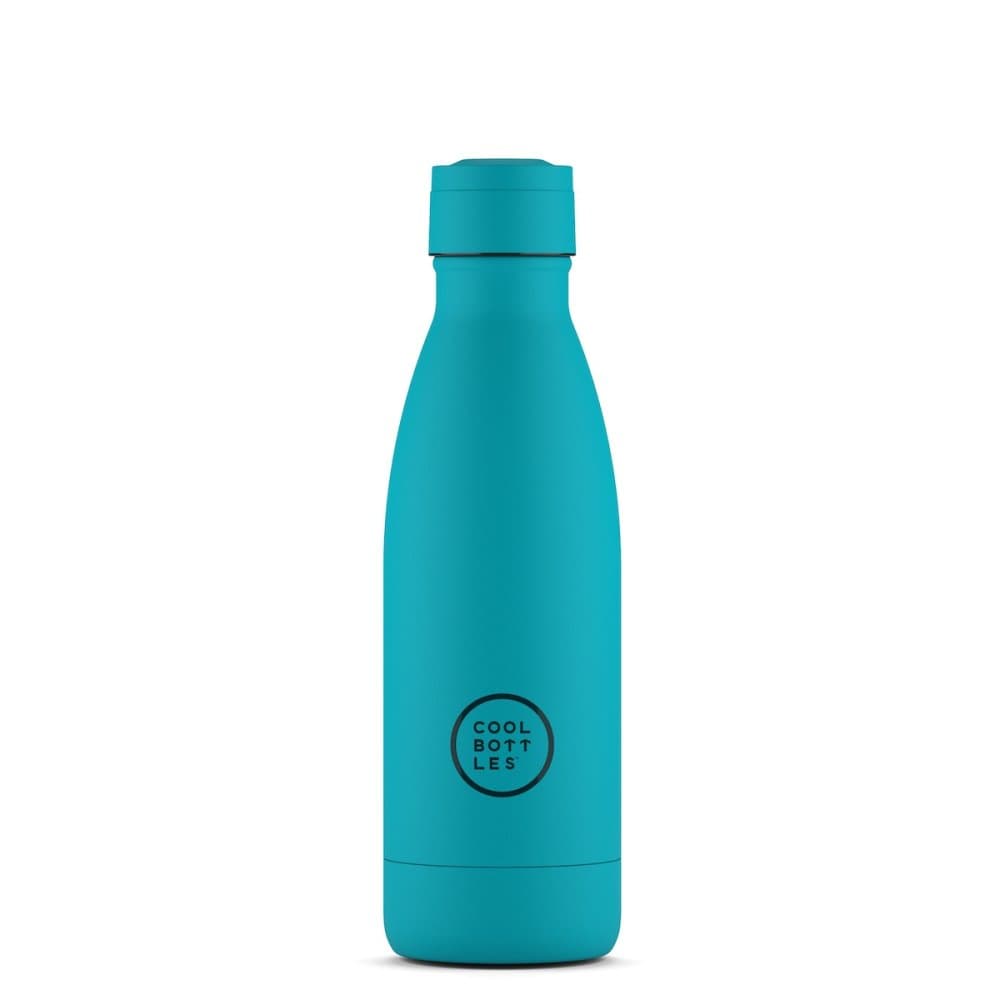Nerezová termolahev COOL BOTTLES Vivid Turquoise třívrstvá 350 ml
