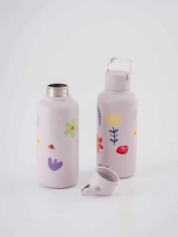Nerezová láhev na pití Equa Timeless Flower Power 600 ml - náhled 5