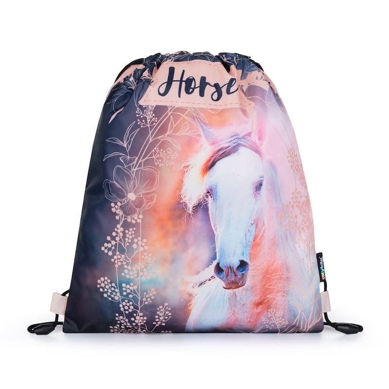 Oxybag Sáček na cvičky Kůň romantic růžový