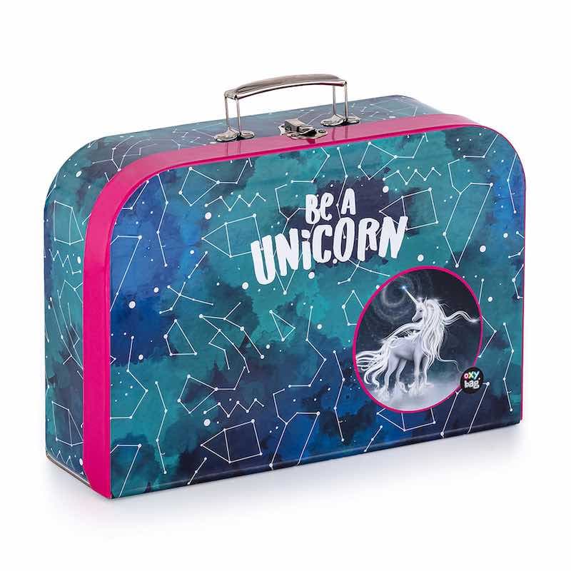 Oxybag kufřík lamino 34 cm Oxy Style Mini Unicorn pattern