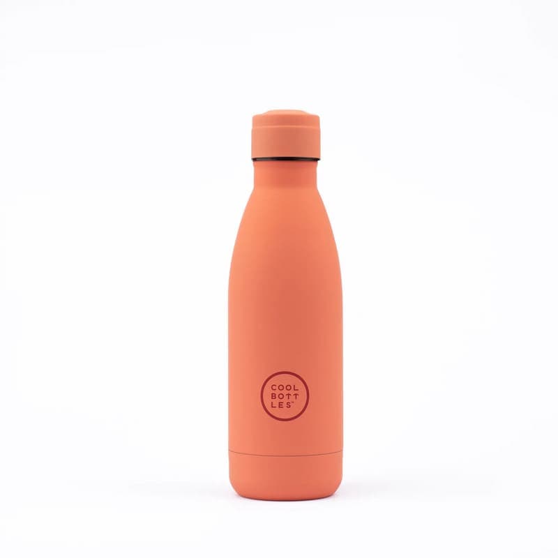 Nerezová termolahev COOL BOTTLES Pastel Coral třívrstvá 350ml NEW - náhled 2