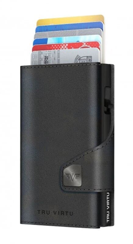 Peněženka z recyklovaných PET láhví Bio Corn TRU VIRTU CLICK & SLIDE - Black - náhled 2