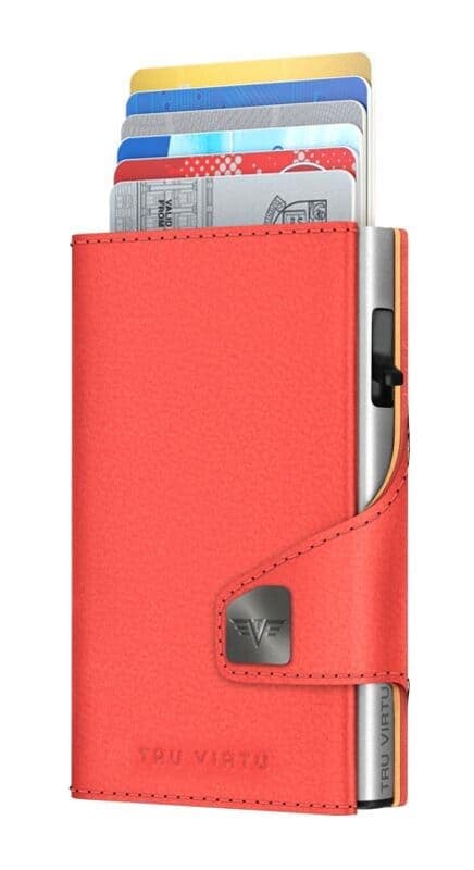 Vegan Bio Apple peněženka TRU VIRTU CLICK & SLIDE - Coral - náhled 2