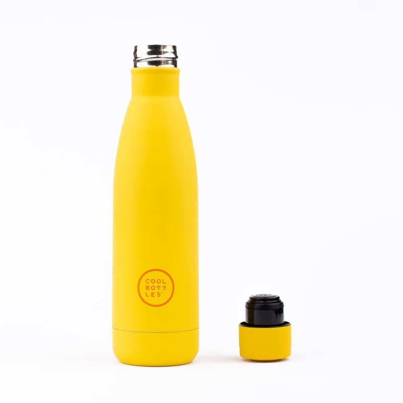 Nerezová termolahev COOL BOTTLES Vivid Yellow třívrstvá 500ml NEW - náhled 2