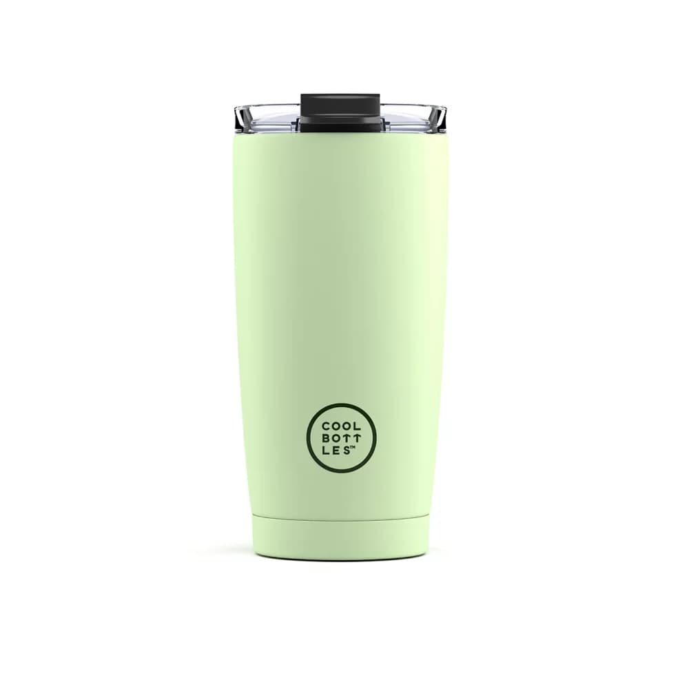 Nerezový termohrnek COOL BOTTLES Pastel Green třívrstvý 550ml