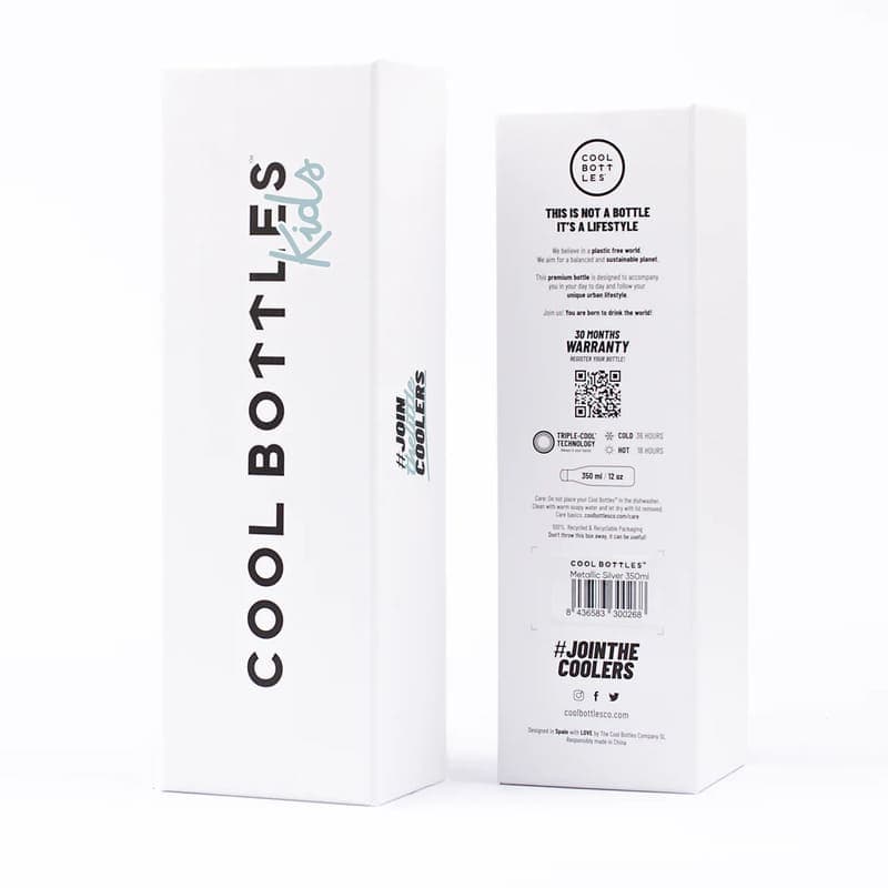 Dětská nerezová termolahev COOL BOTTLES Kids Jurassic Era třívrstvá 350ml NEW - náhled 4