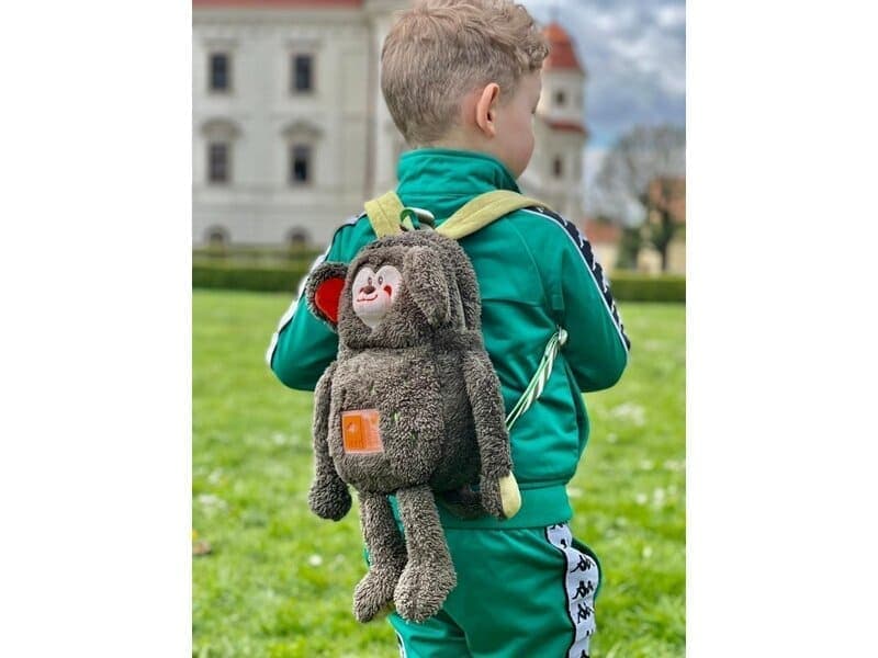 Dětský batoh plyšový Oilily Monkey Coconut - náhled 2