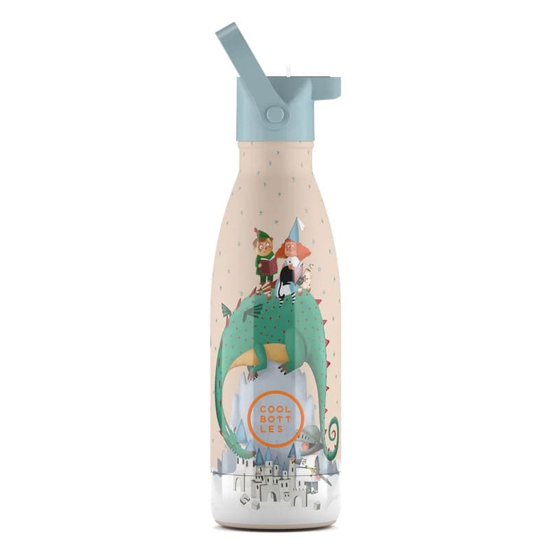 Dětská nerezová termolahev COOL BOTTLES Kids Dragon Dreams třívrstvá 350ml NEW