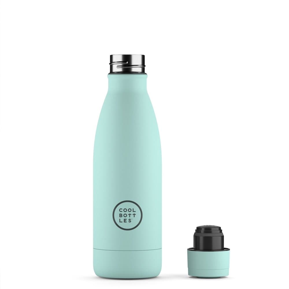 Nerezová termolahev COOL BOTTLES Pastel Sky třívrstvá 350 ml - náhled 2