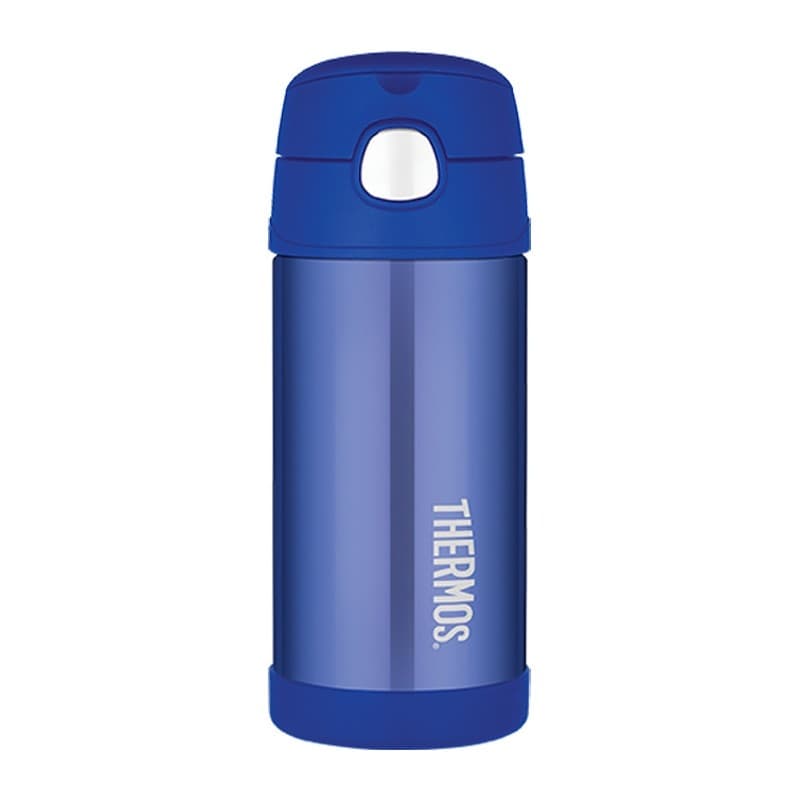 Thermos Funtainer dětská termoska s brčkem 355 ml - modrá