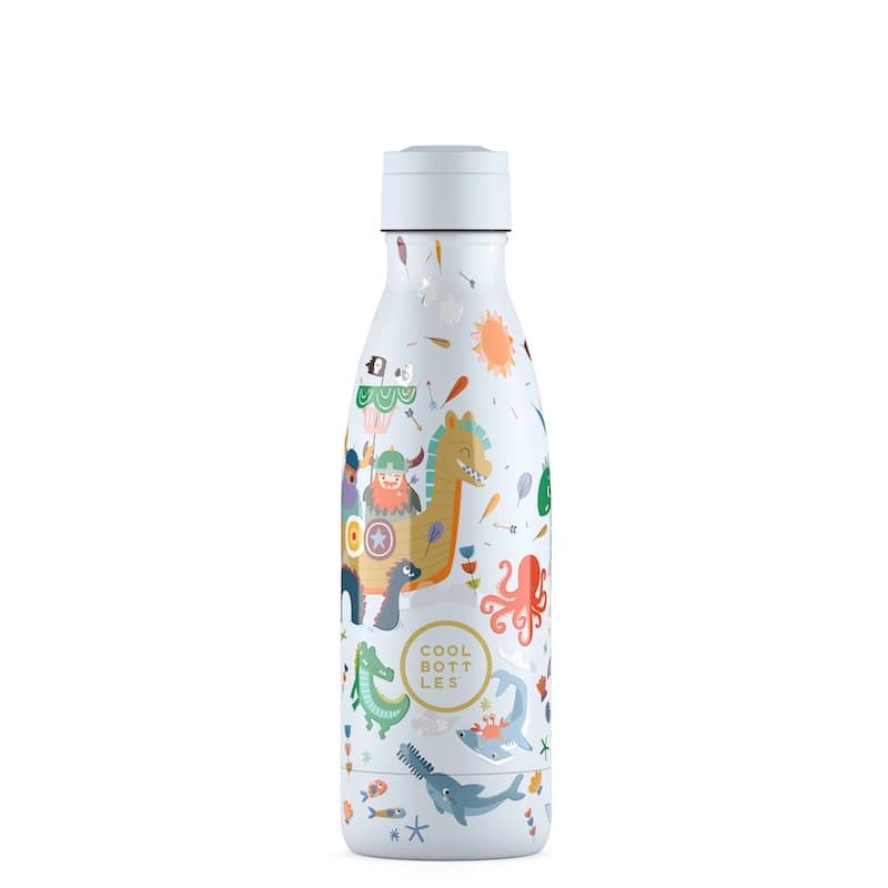 Dětská nerezová termolahev COOL BOTTLES Kids Brave Vikings třívrstvá 350ml NEW - náhled 3