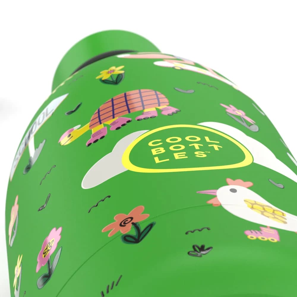 Dětská nerezová termolahev COOL BOTTLES Candy Land třívrstvá 350ml 3D - náhled 3