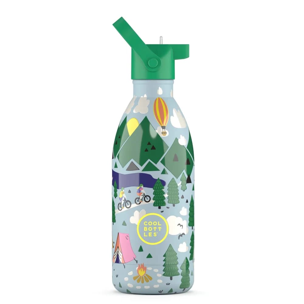 Dětská nerezová termolahev COOL BOTTLES Candy Land třívrstvá 350ml 3D