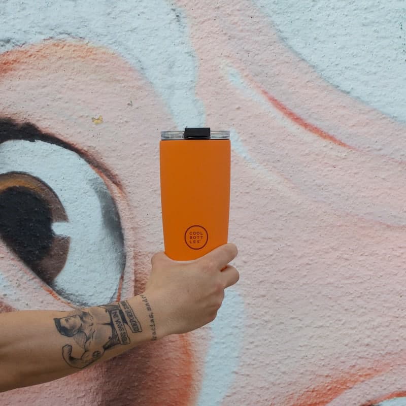 Nerezový termohrnek COOL BOTTLES Vivid Orange třívrstvý 550ml - náhled 5