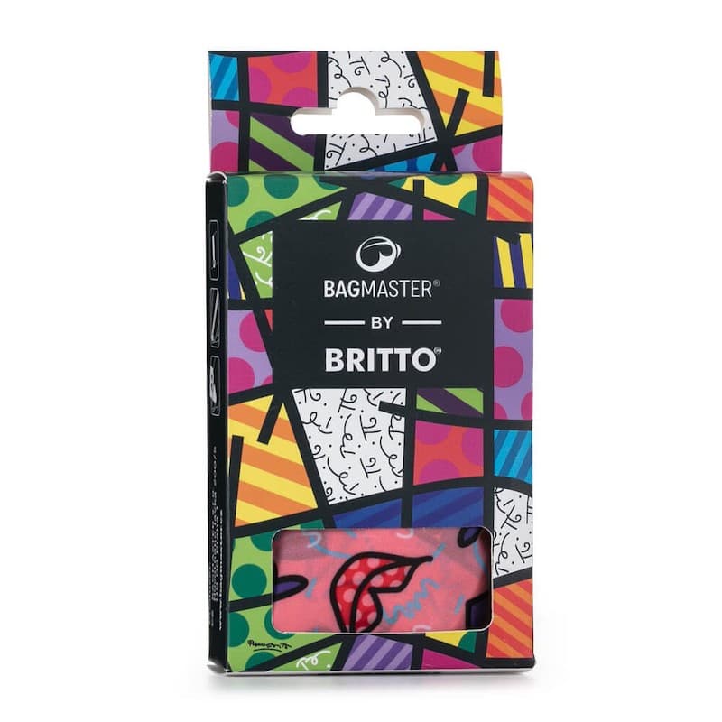 Bagmaster Skládací nákupní taška se zipem Britto Rtěnky - náhled 5