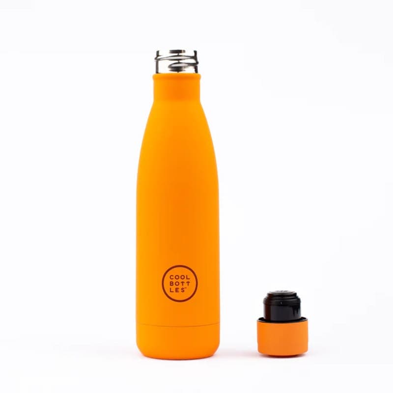 Nerezová termolahev COOL BOTTLES Vivid Orange třívrstvá 500ml NEW - náhled 2