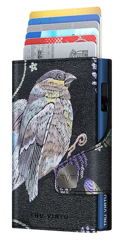 Kožená peněženka TRU VIRTU CLICK & SLIDE 3D limitovaná edice - Bird & Clover - náhled 2