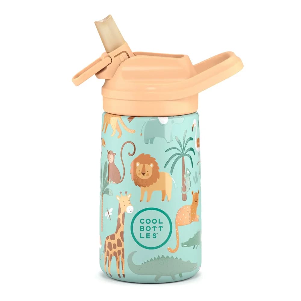 Dětská nerezová termoláhev COOL BOTTLES Kiddie Wild Crew 350 ml 3D