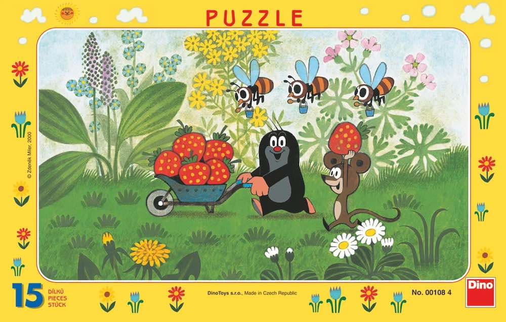 Dřevěné puzzle 24 dílků - stavba Viga