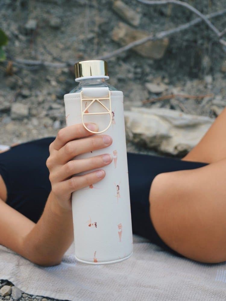 Láhev na pití Equa Mismatch Playa 750 ml s obalem z umělé kůže - náhled 3