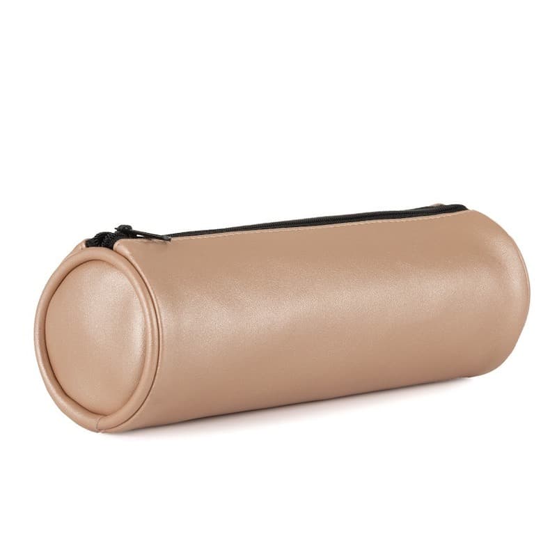 Oxybag Pouzdro etue PU kulatá Metallic měděná